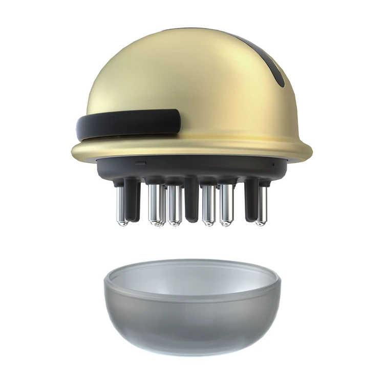 China Manufacturer Electric Hot Cold Hair Combs Scalp Massager Shampoo Brush Detangling Guide Comb