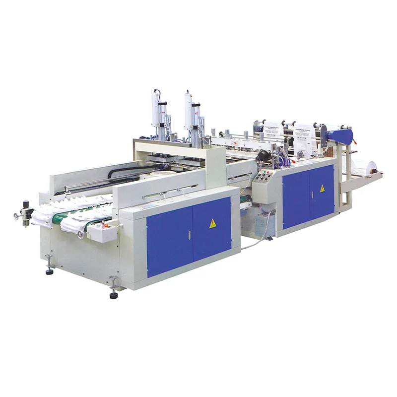 HERO HDPE LDPE PE Biodegradable Cloth Patch Carry paper Polythene Garbage T-Shirt Shopping Plastic Bag Making Machine