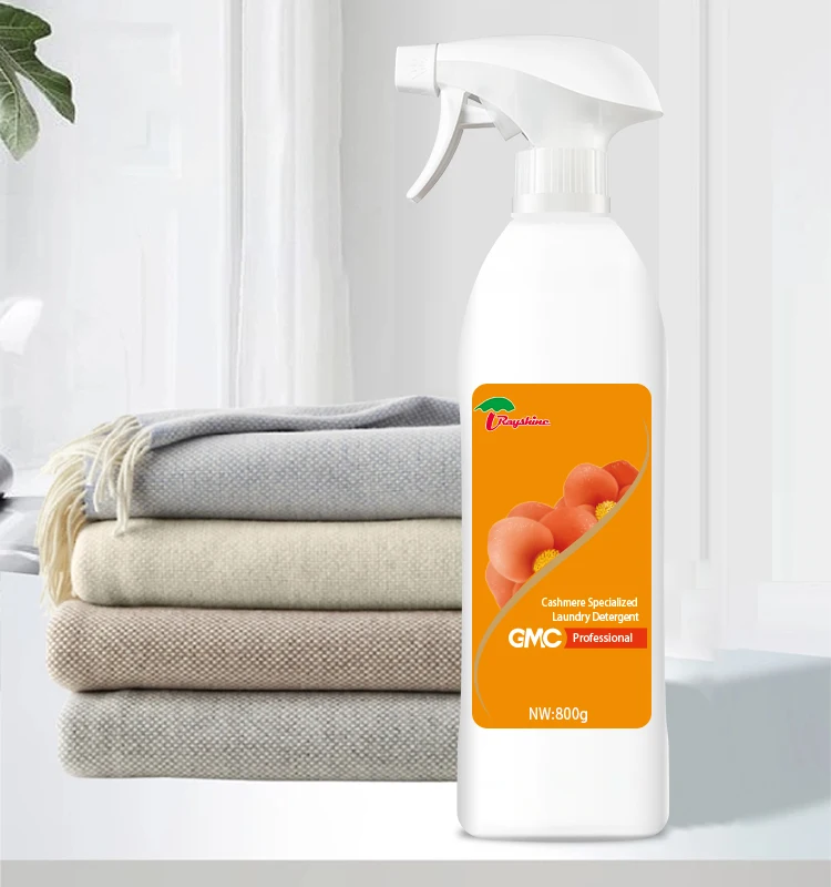 Rayshine GMC series Silk Wool Cashmere specialized Laundry Detergent Liquid Laundry detergent Peach Fragrance 800 g