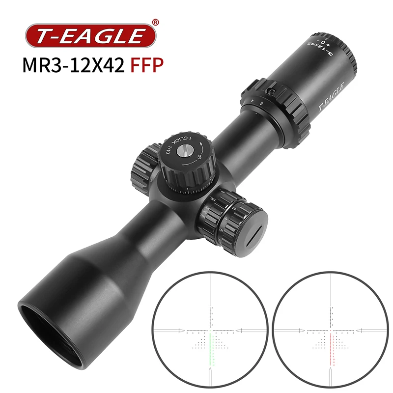 T-EAGLE MR 3-12x42 ffp Optics Scope Sports Outdoor Hunting Optics Sight Scope Fog proof Shockproof Optical Hunting scope