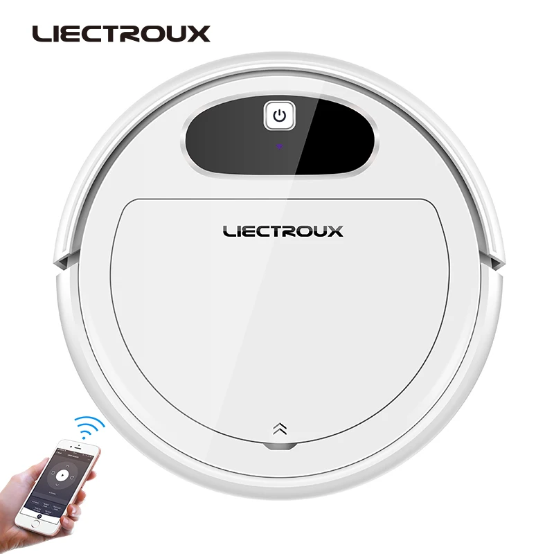 Лучший робот-пылесос LIECTROUX 11S электрический воздушный насос с водяным баком большой резервуар для воды низкий уровень шума Влажная и сухая