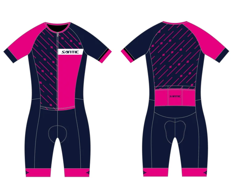 Santic Custom Aerodynamic Cycling Skin Suit Cycling Speed Suit Cycling wear