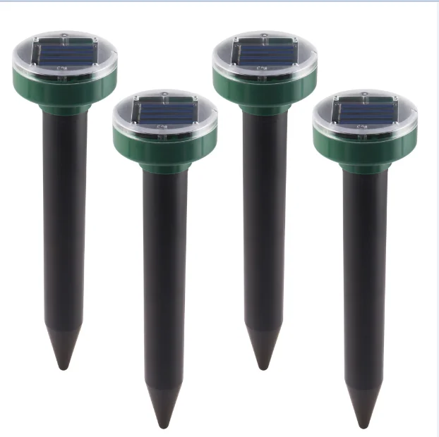 Ультразвуковой отпугиватель животных, перезаряжаемая батарея, устройство для вождения собак, кроликов, кошек, мышей, отпугиватель животных на солнечной батарее