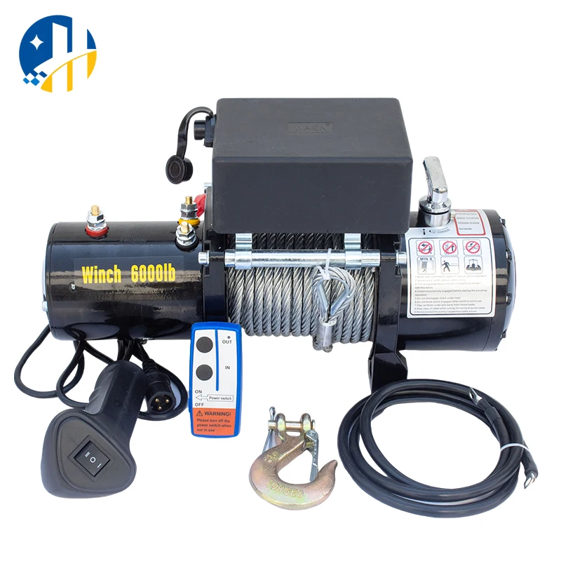 Custom 2000lbs-20000lbs Car electric winch 12v/24v Electric Auto Winch