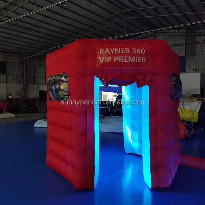 Надувная фотобудка корпус 360 фотобудки черно-белый цвет палатка