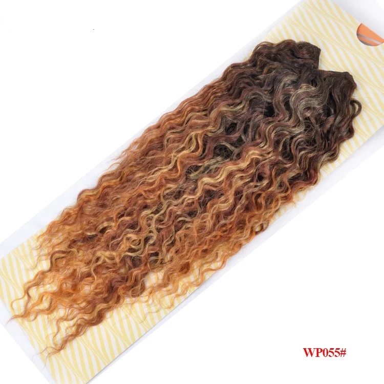 European and American Cross-border Miss Africa Fashion Wig Chemical Fiber Spring Hair Weave Fluffy Long Curly Hair