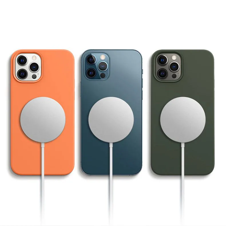 
New 15w magnetic fast wireless magsafing charger 15w magsafe wireless qi cell phone charger for iPhone 12 