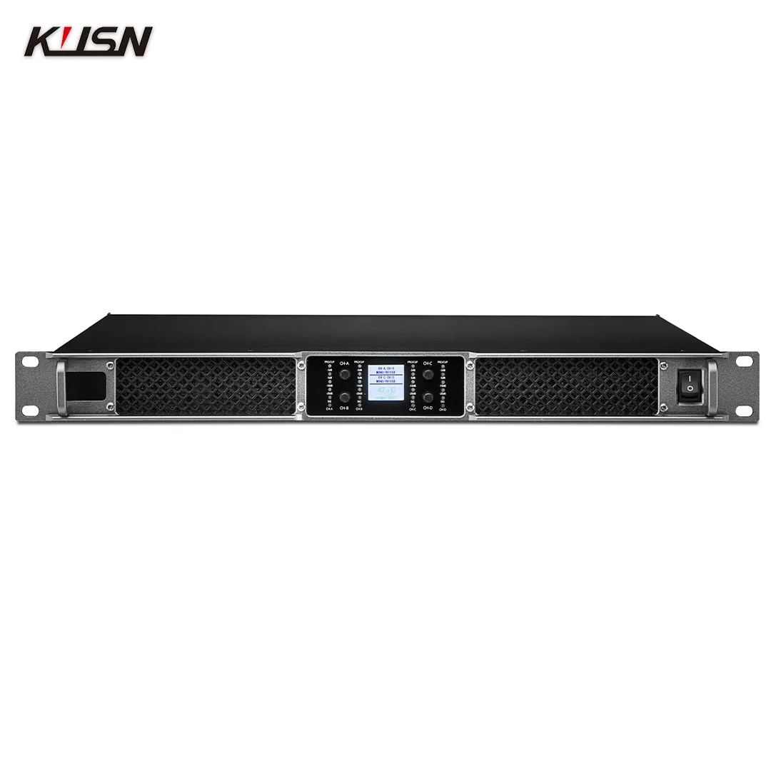4200W X2 CLASS D Professional Digital Amplifier 8 Ohm Stereo 1U Power High-End Large Performances Bars Party