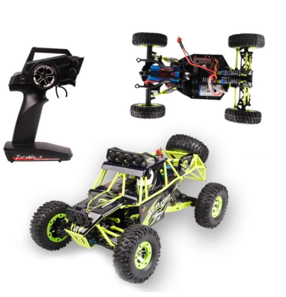 Popular WLtoys 12428 1/12 4WD High Speed RC Car 2.4G Climbing Car Crawler 50km/h Brushed Off Road Truck Radio Control Toys