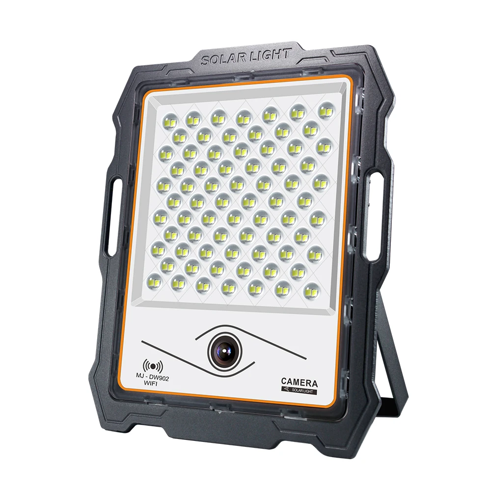 TOP Selling High Brightness Outdoor Solar Flood Light With CCTV Camera 100W 200W 300W 400W 600W