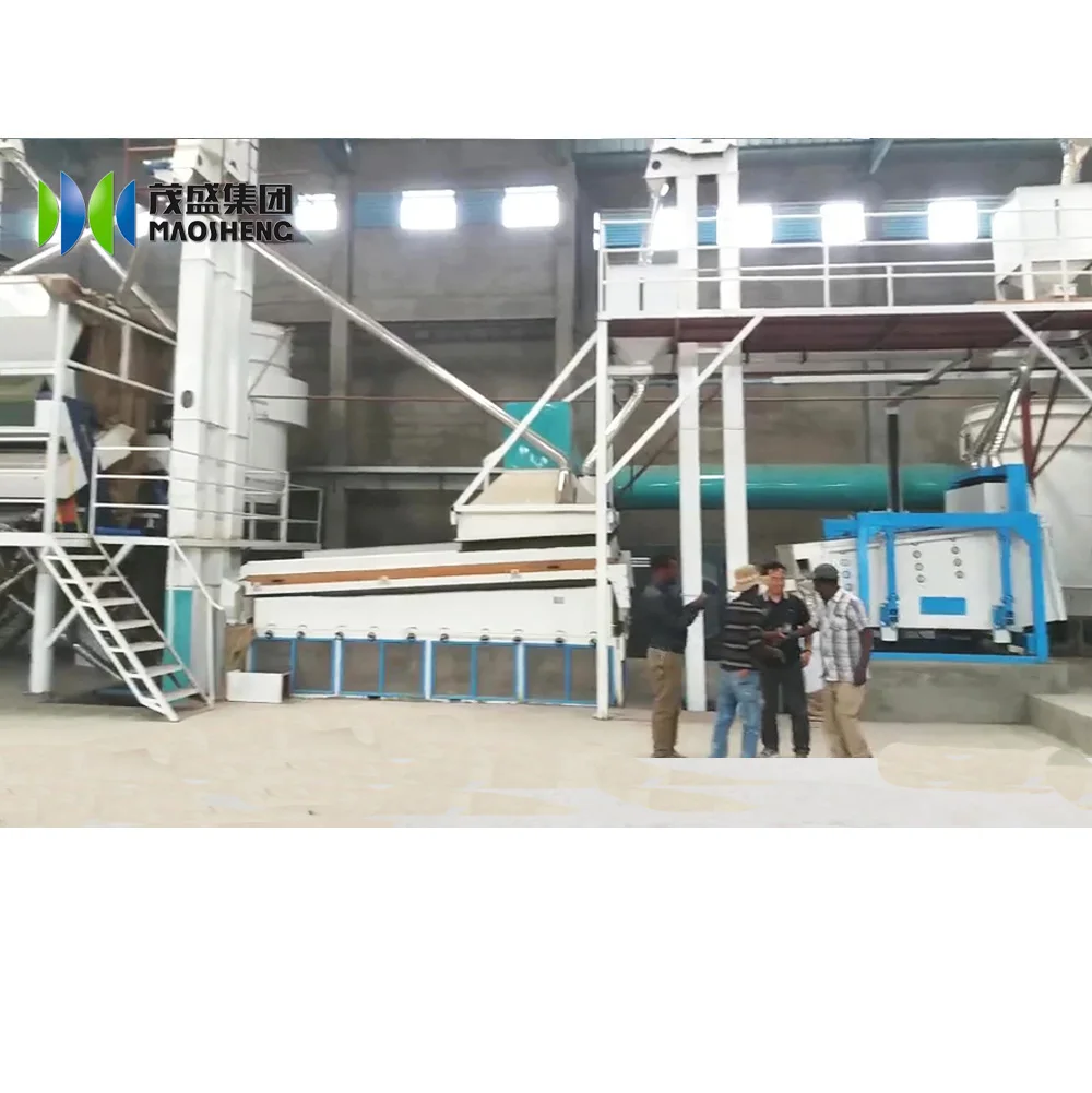 Seed Processing Machine Complete Sorghum Soybean Corn Wheat Rice Seed Cleaning and Processing Plant Rice Destoner Machine