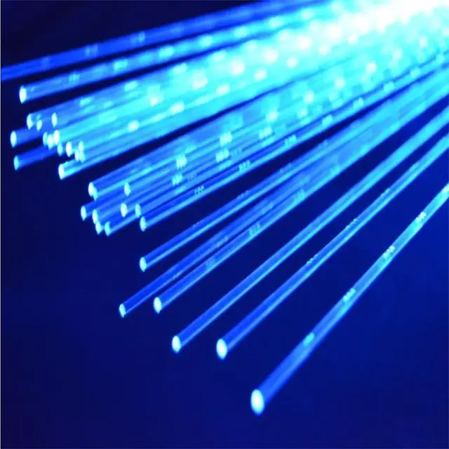High quality led fiber optic light 0.25mm end glow plastic optical for lighting decoration