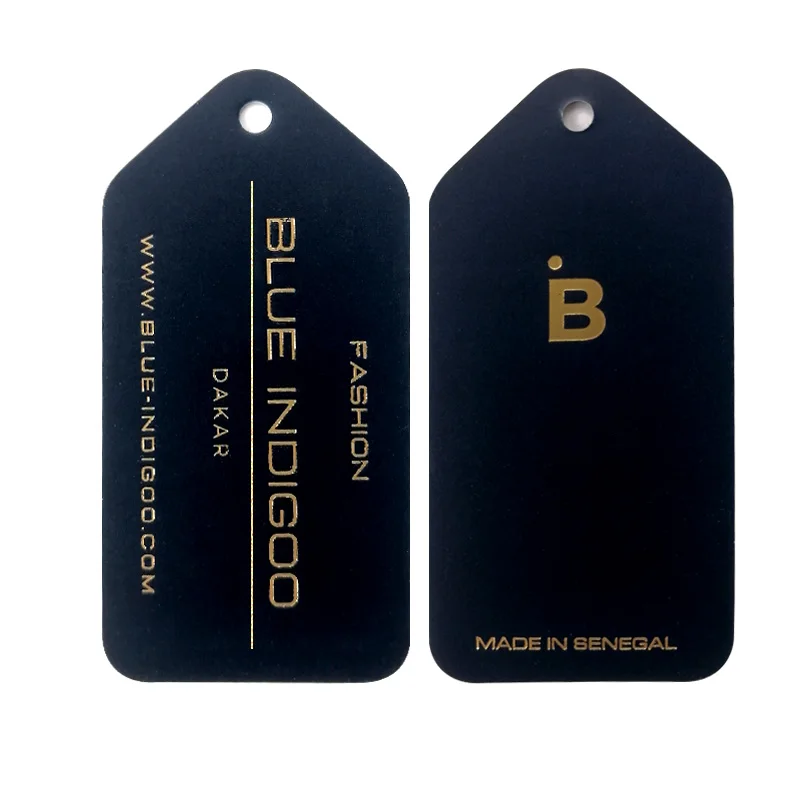 New Design High Quality OEM Made Logo Clothing Brand Tags T-shirts Coat Sport Pants Hang Labels Custom Hang Tags