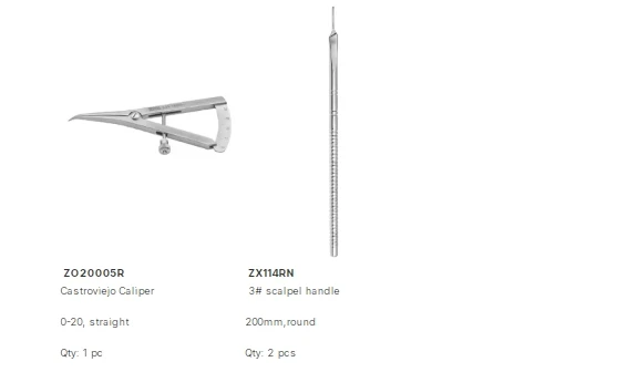 SHINVA Nonsyndromic Cleft Lip and Palate Instruments Set