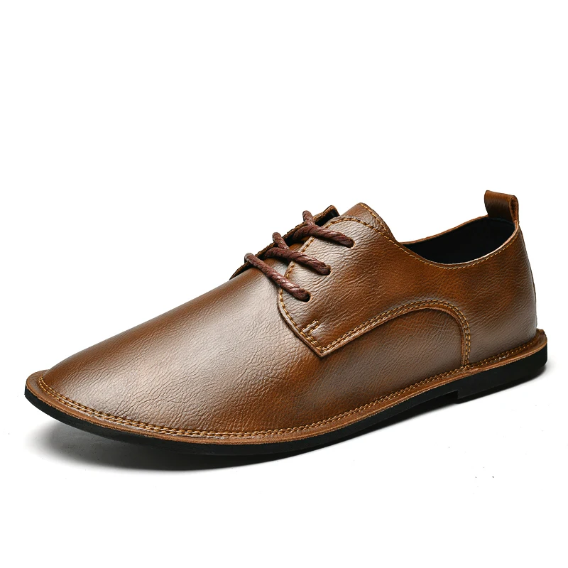 New ITALY BRAND Stitch Genuine Leather Boots for Men Trending Real Cow Cute Fashion Casual Shoes Big Size 47 Made in Guangzhou