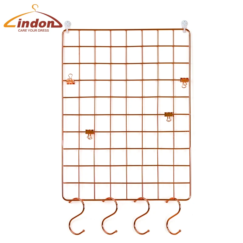 Wire Wall Metal Grid Panel Photo Wall Decor Home Display With S Hook