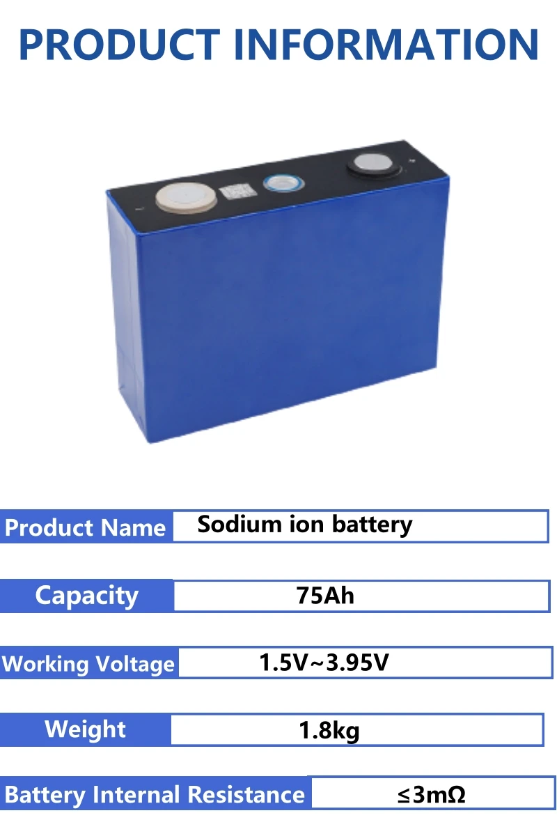 MEDDORE 3.0V 75ah Seftec Electric Solar Inverter Storage Battery UPS Backup Battery Solar Energy Storage Sodium Ion LiFePO4