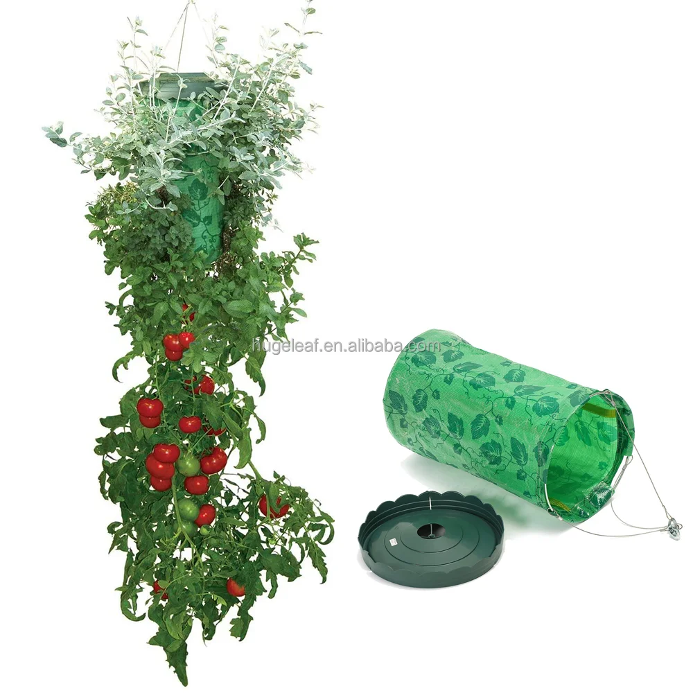 Pepper Planter Bags Garden Upside Down Hanging Tomato Grow Bag