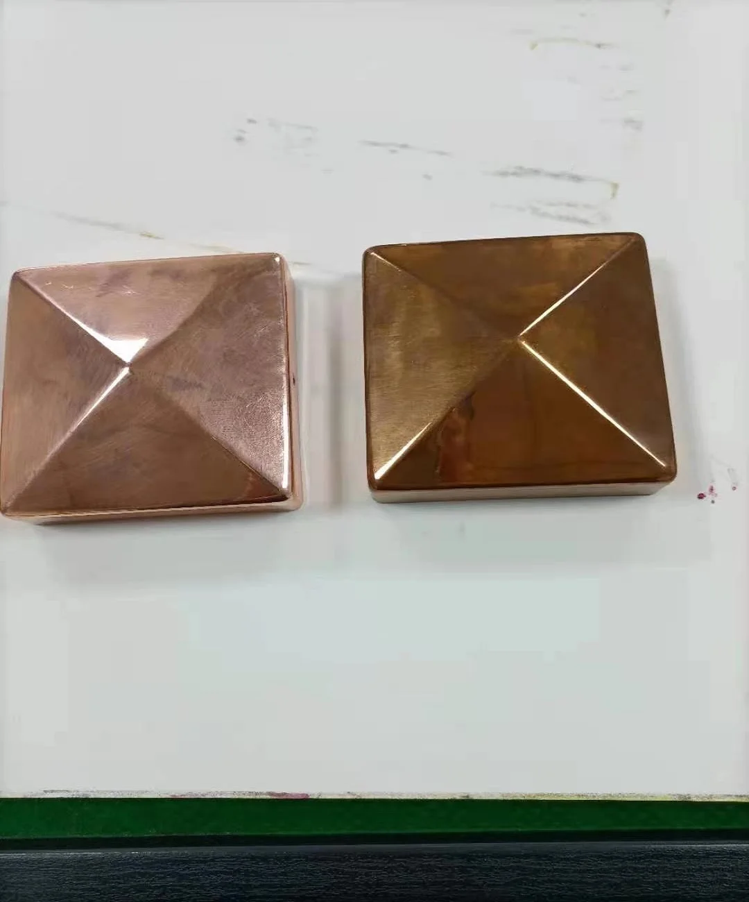 Customized quality metal copper/galvanized steel round fence post cap