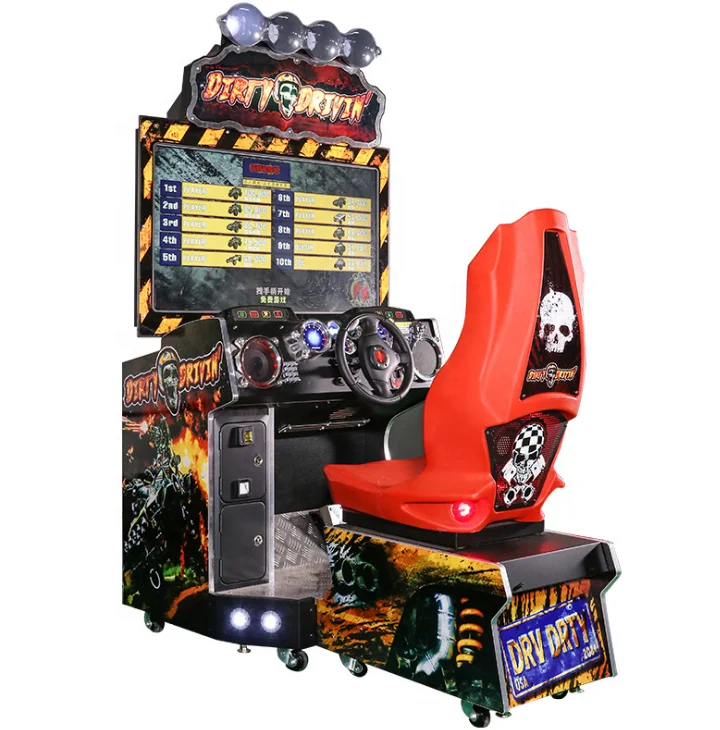 Dinibao 42 inch LCD Dirty Driving simulator racing car game machine for arcades game center