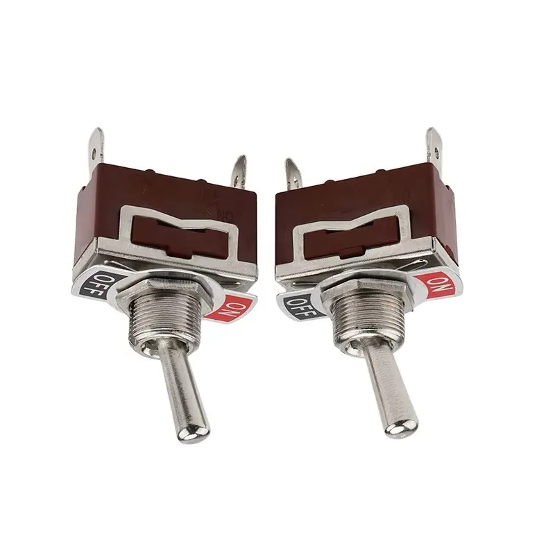 OSWELL 2-позиционный 2-контактный маленький металлический переключатель вкл.-выключается