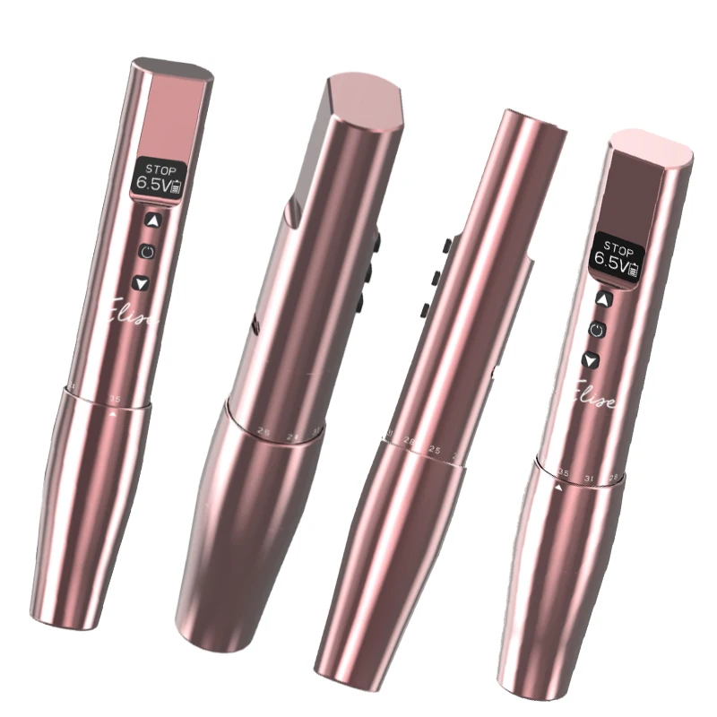 lower noise wireless tattoo power supply Permanent makeup adjustable stroke wireless tattoo pen machine tattoo machine