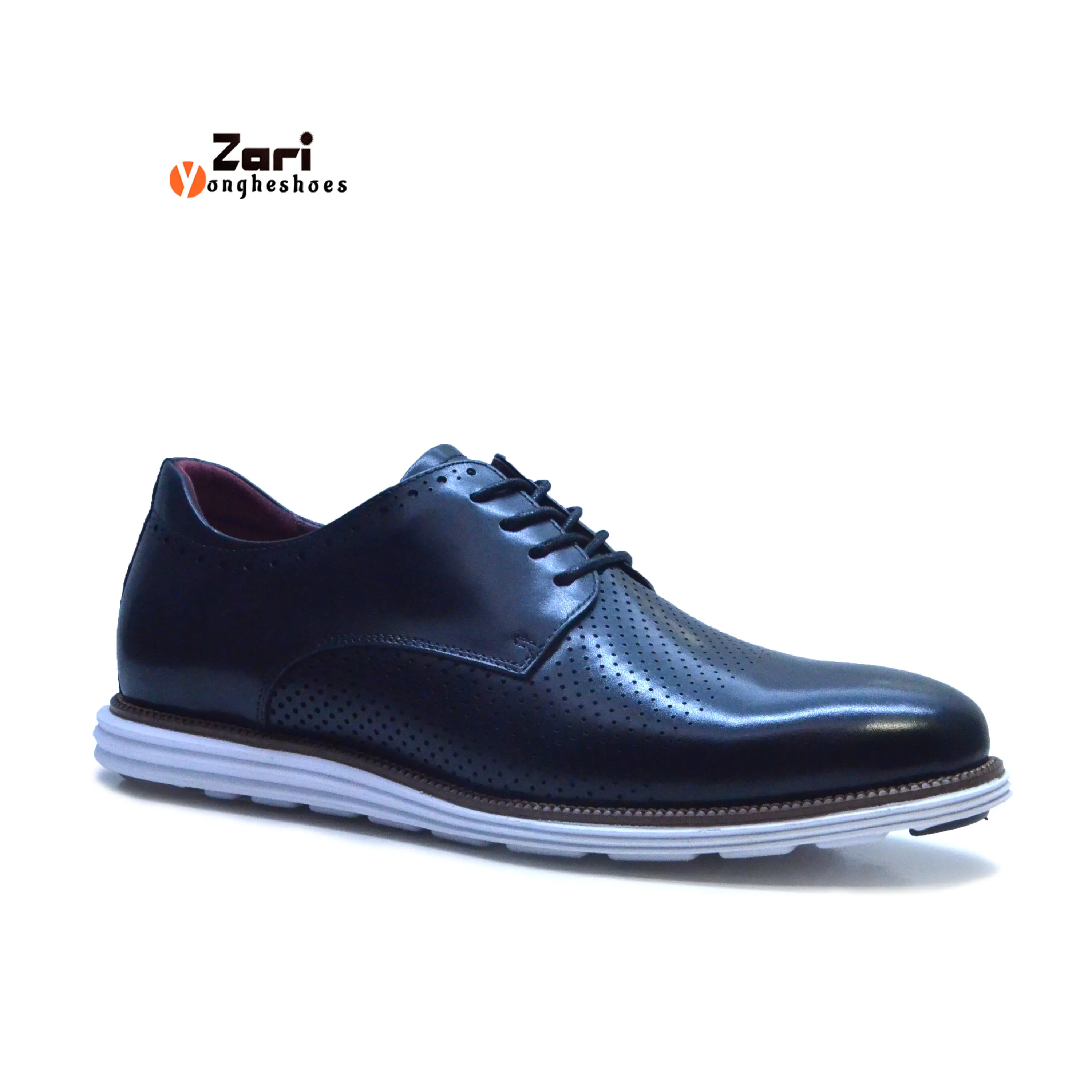 Zari Custom Original Breathable Casual Dress Shoes Genuine Leather For Shoes Men Oxfords