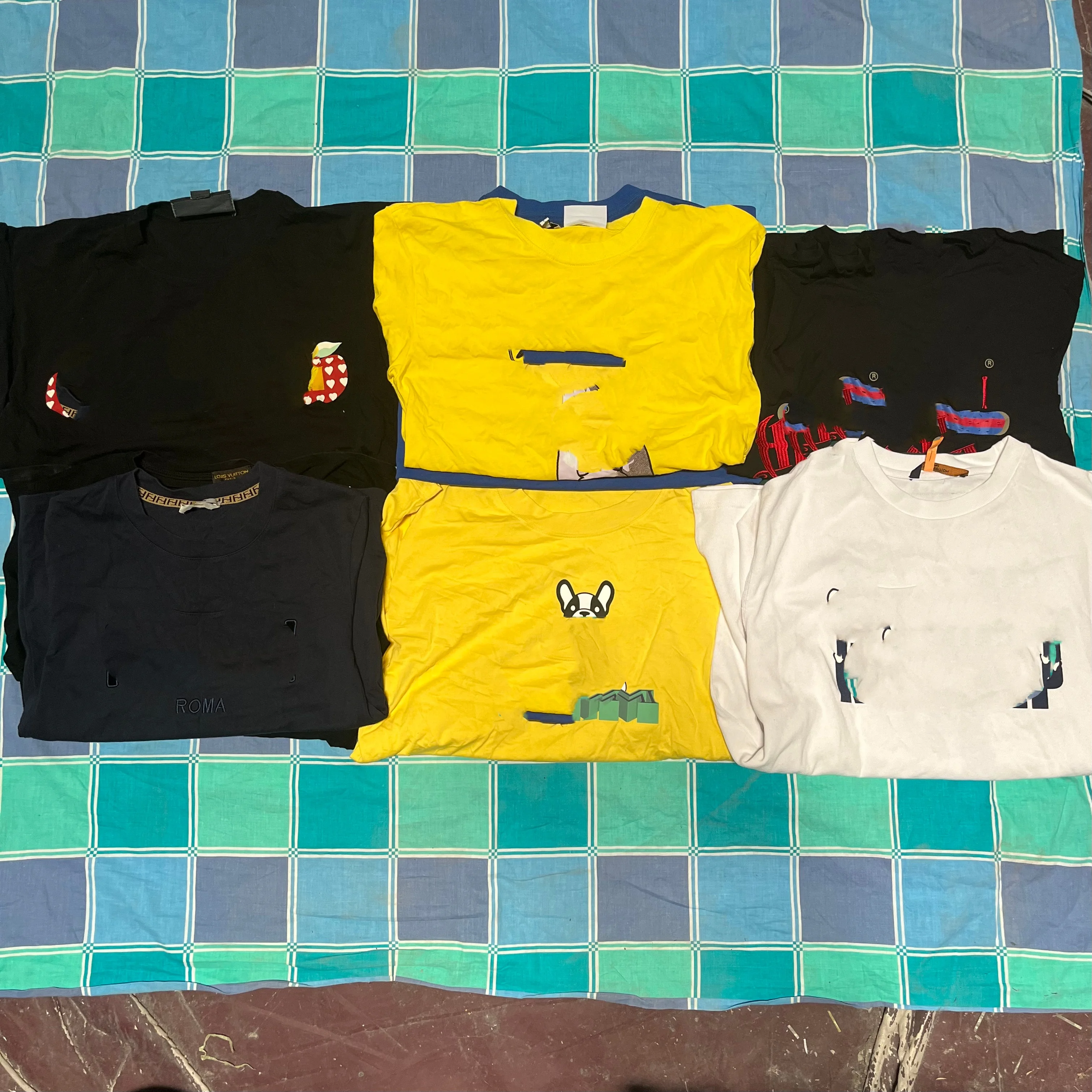 C04 luxury summer used clothes ukay t-shirt short pants dress second hand for man or woman fashion style cloth