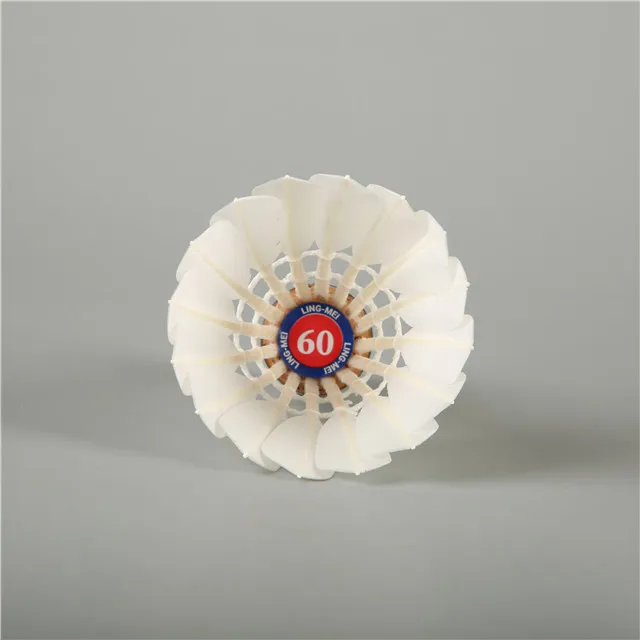 Lingmei Goose Feather Shuttles Badminton Shuttlecock lining A+ Cheap Price