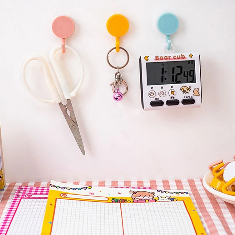 Bverionant Wholesale ABS Material Storage Hanger Rack Double Sided Adhesive Wall Hook