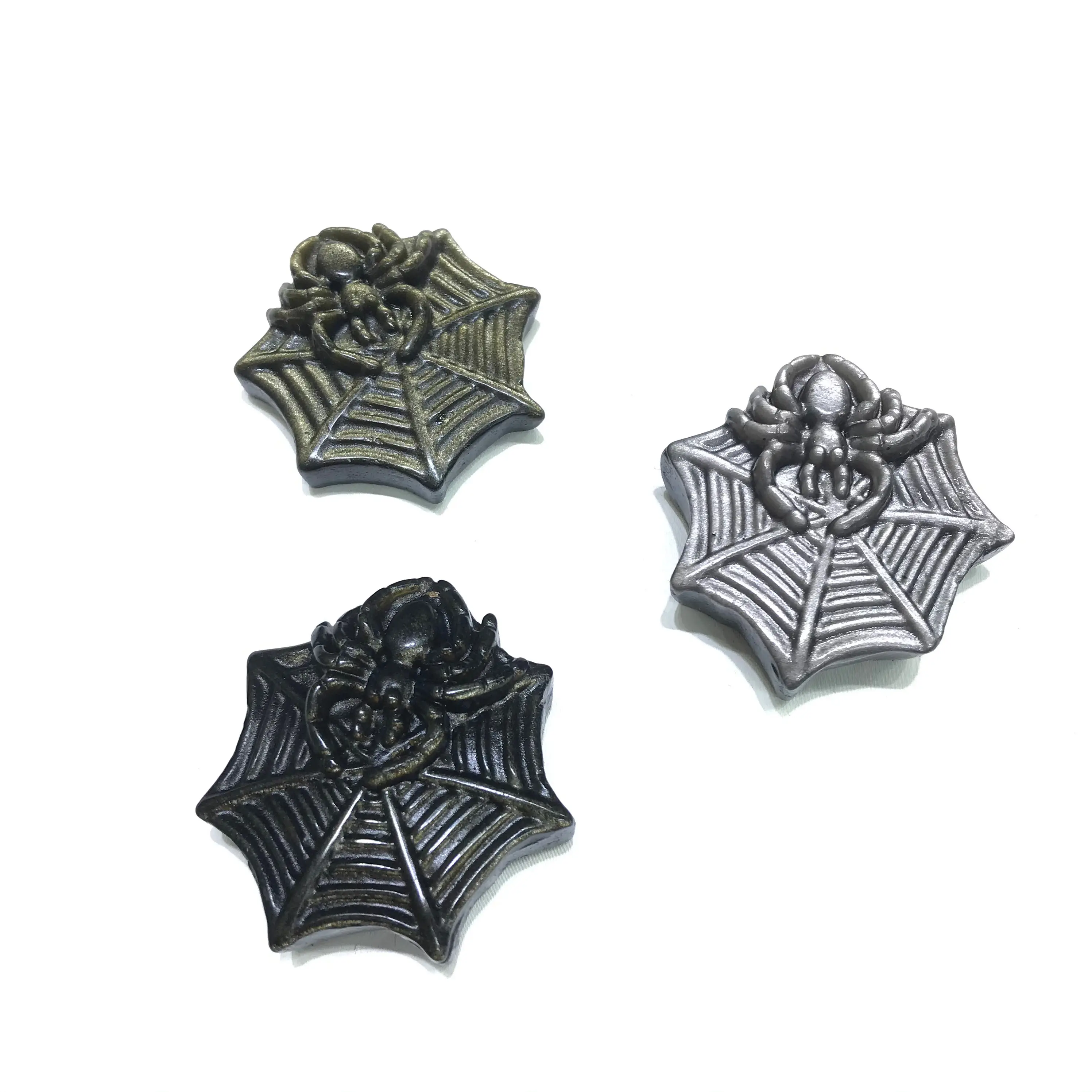 Naturali High Quality Golden Silver Obsidian Crystal Spider Scorpion Medusa For Pendant Decoration