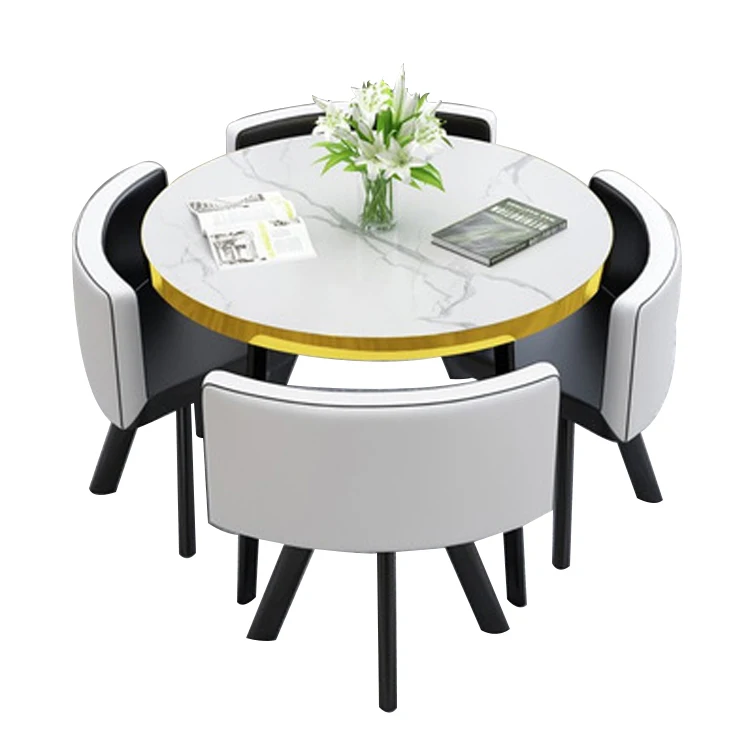 High Cost-Effective High Quality Coffee Table Black Round Dining Table
