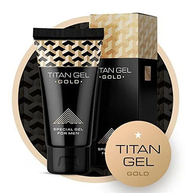  Горячая Распродажа 1 шт. гель TITAN золотой интимный для мужчин крем увеличения пениса утолщенный Xxl секс Долгое