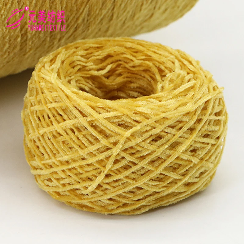 1/18NM Velvet Chenille  100% polyester  supply all kinds of yarn wholesale