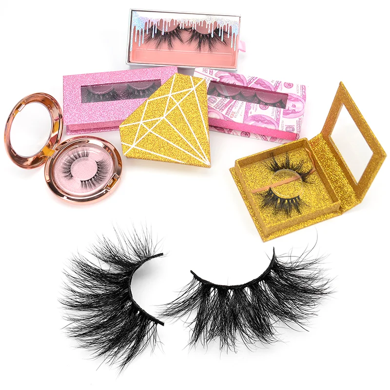 full russian strip pre made natural Lash Extension Vendor Luxury Eyelashes Real Mink Eyelashes Bulk Wispy Eye Lashes Set