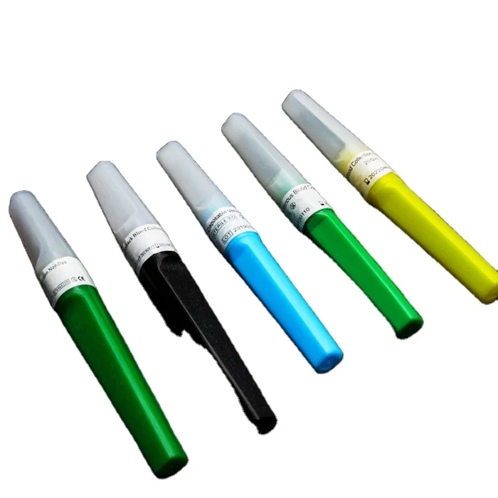 Medical vacuum pen type blood collection tube needle 21G flashback blood collection needle