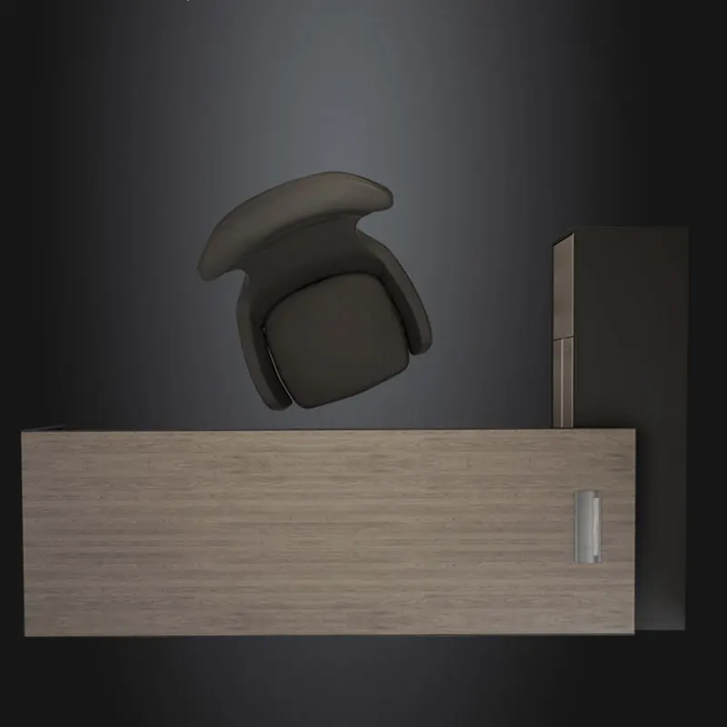 
Factory wholesale bureau chief office furniture executive desk worktop with sideboard and bookcase 