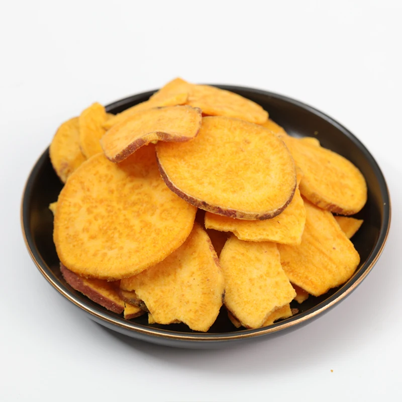 Best selling  VF fruit and vegetable snacks Vacuum fring dried fruit OEM sweet potato wholesalers