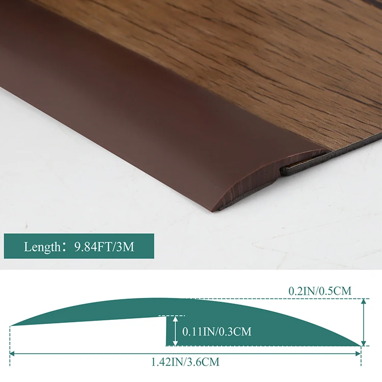 Peel and Stick Floor Joining Strip Suitable for Threshold