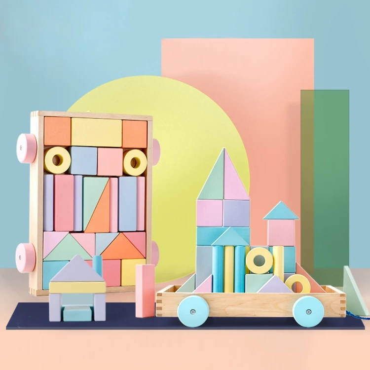 Amazon Hot 3D Touch Educational Silicon Blocks Baby Sensory Toys Stacking Block Kids Bath Toy Soft Building Blocks