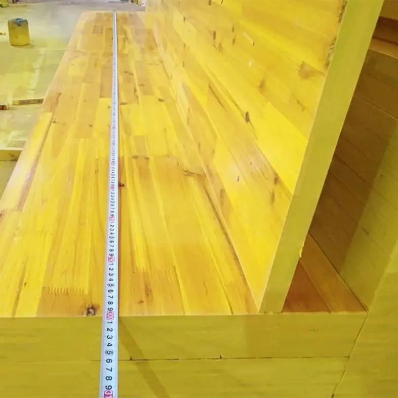 500x2000x21 мм 500x2000x27 китайская Еловая пластина 3-слойная желтая опалубка плоское тройное Панельное столешница