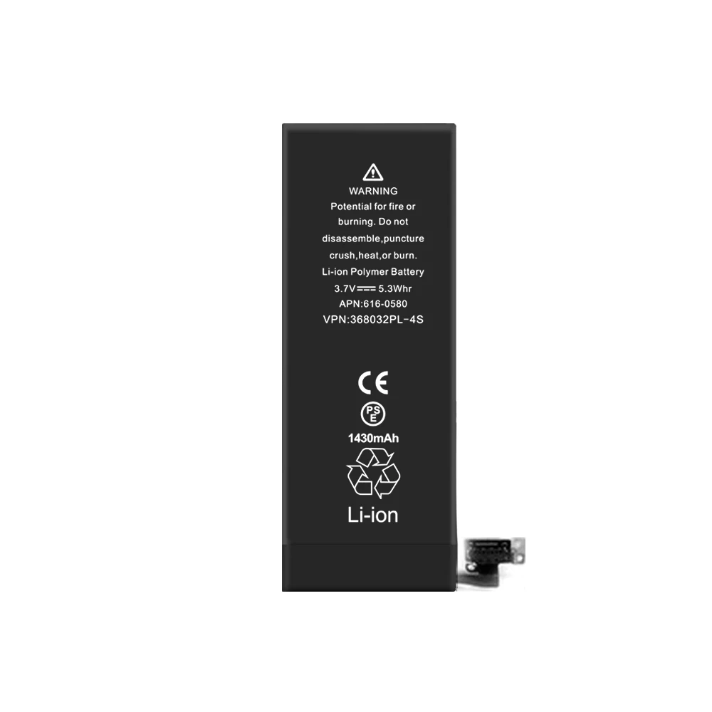 0 cycle original capacity 1430mah aa rechargeable battery for iphone 4s