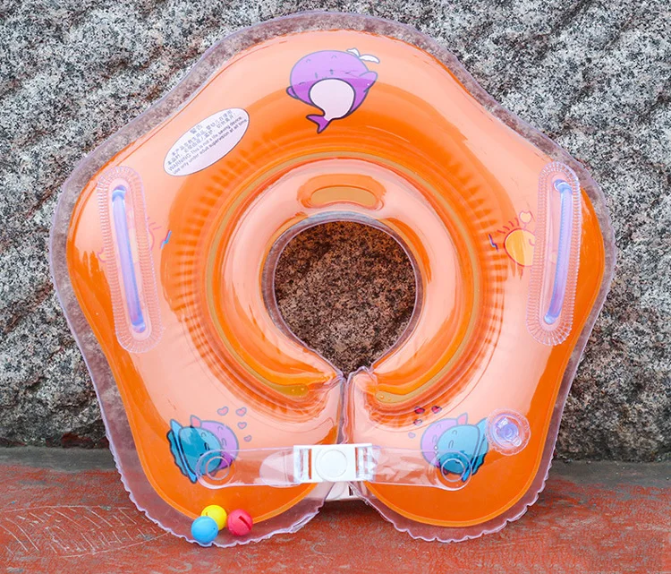 Safety Double Protection inflatable baby swimming float  neck ring