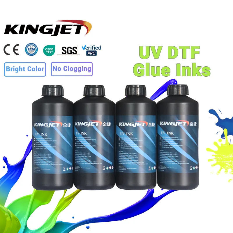 Factory uv dtf tina ink uv dtf glue inks  1000ml imprimante dtf a3 uv ink