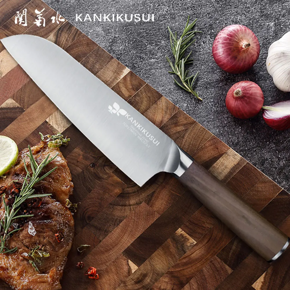 Кухонный нож шеф-повара, 7 дюймов, профессиональный нож из нержавеющей стали, острые прочные ножи для резки мяса