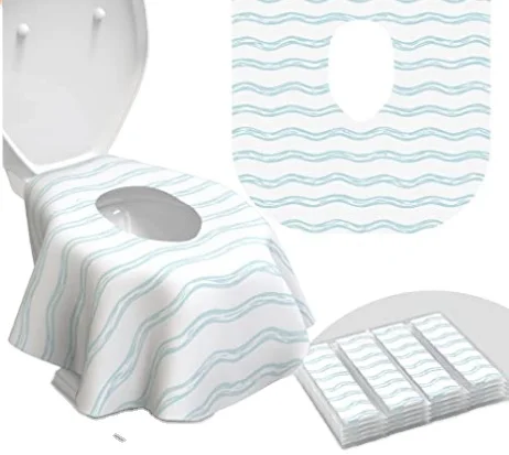 Non-woven Toilet Seat Covers Disposable - 20 Pack - Waterproof