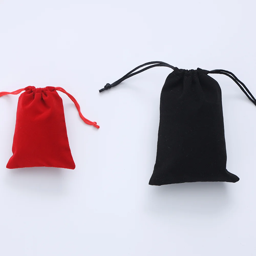 2022 New Fashion Regular Quality Pure Color Jewelry Drawstring Custom Velvet Pouch Bag For Gifts