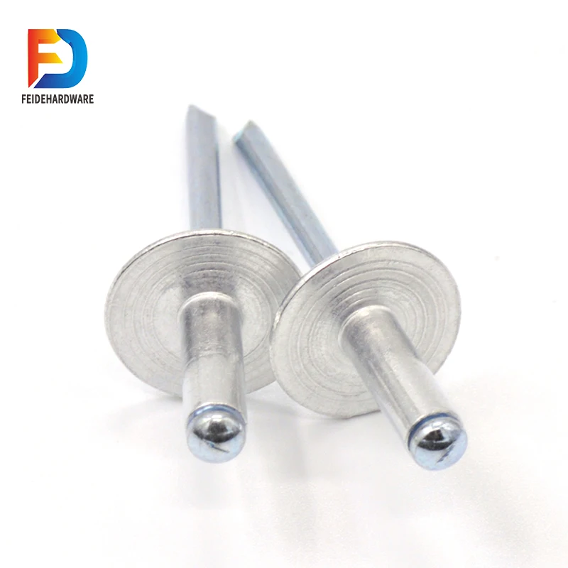 Производство полые заклепки алюминиевые/стальные купольные с большой головкой поп-заклепки