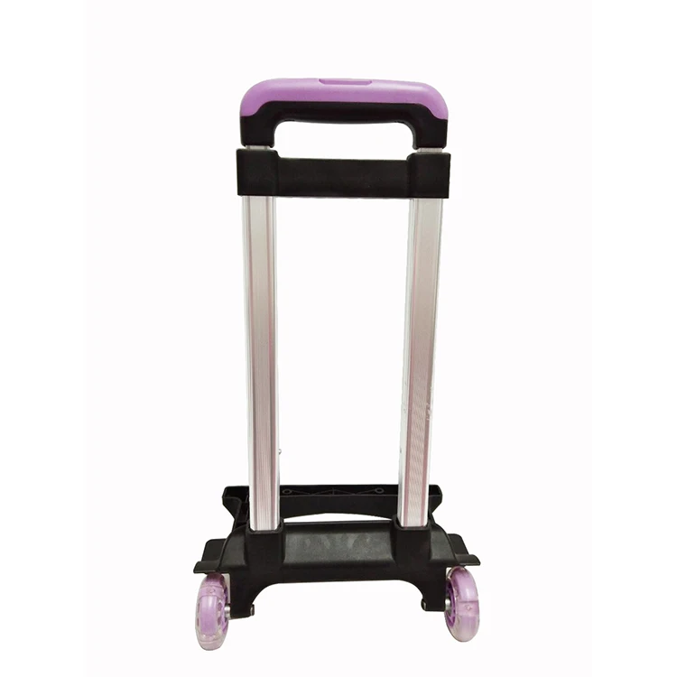 Custom Good Price 2 Wheels Child Kid Aluminum Telescopic Trolley Handle Scooter for School Backpack Wheeled Bag