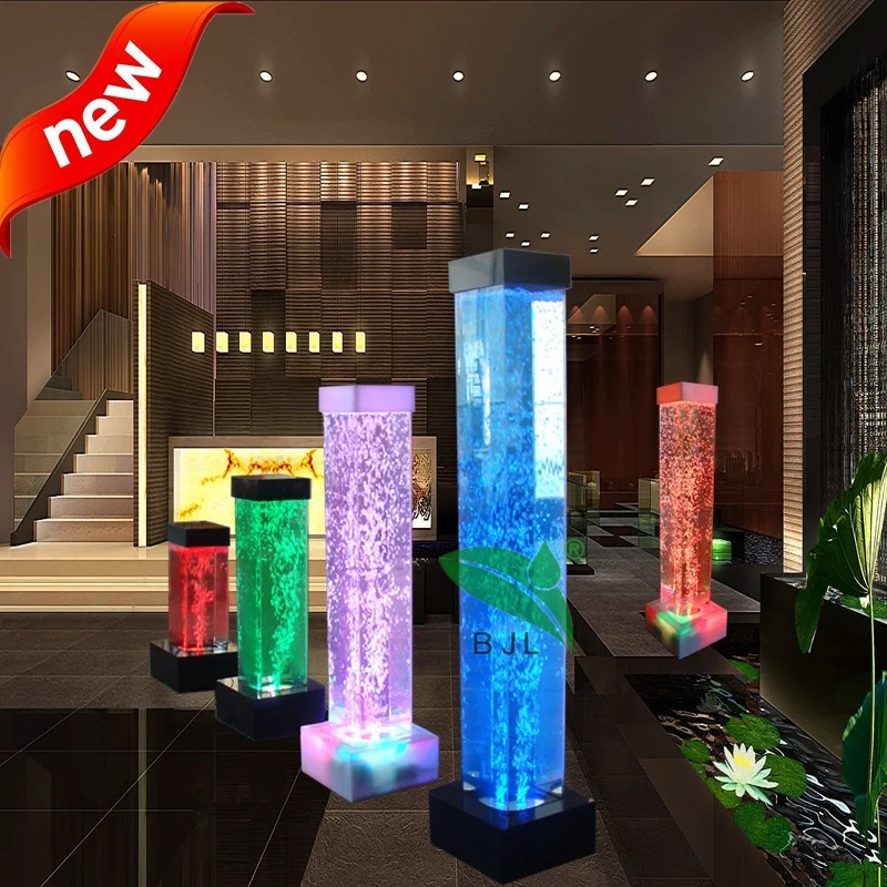 Led Light Color Changing Restaurant Water Bubbles Table Lamp